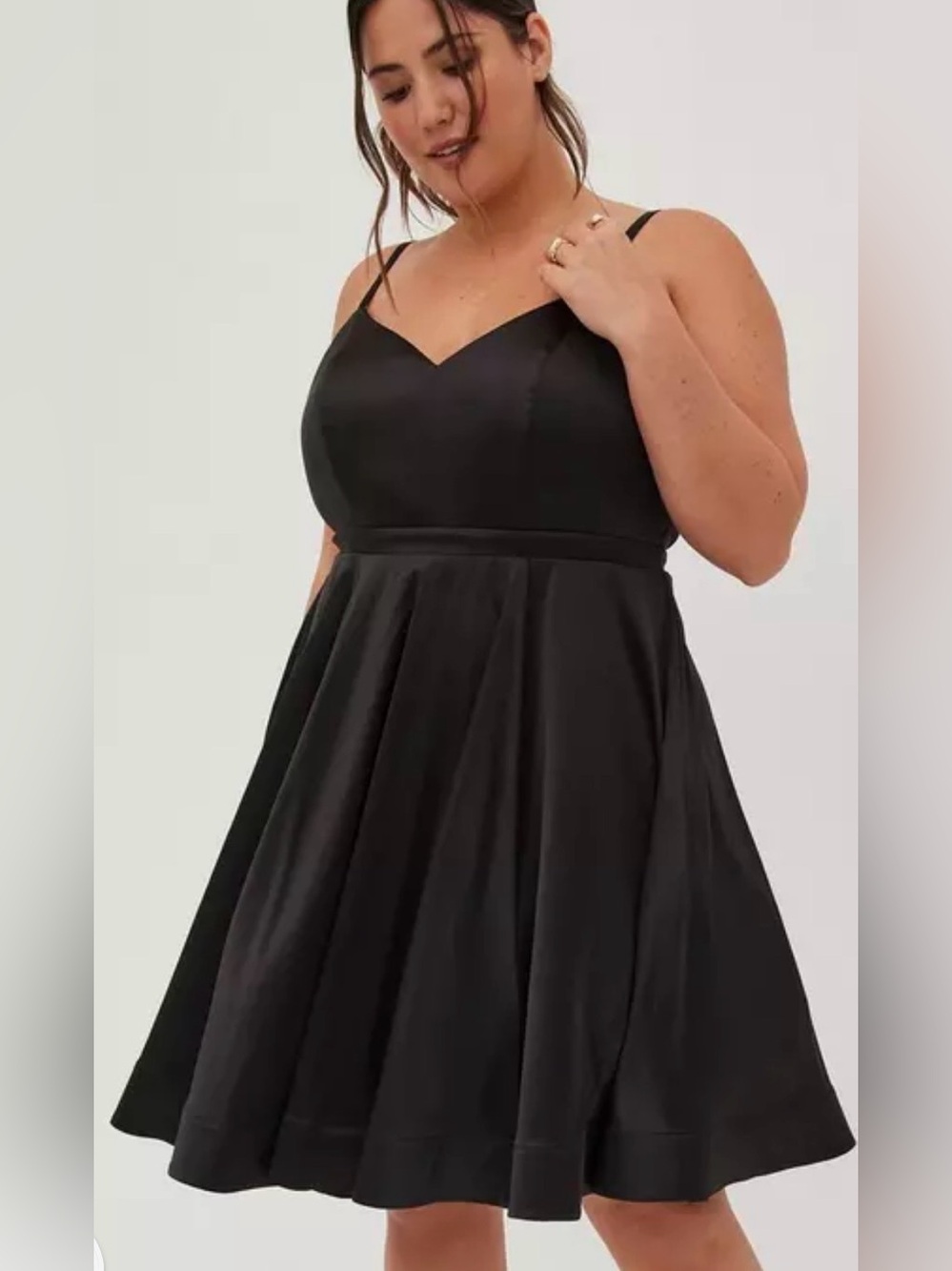 NWT Torrid satin mini fit flare skater dress size 28